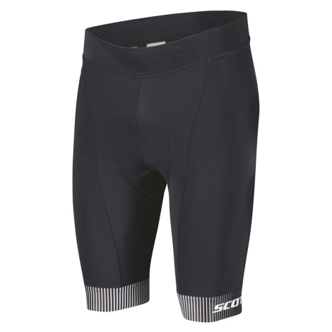 SCOTT Cyklistické kalhoty krátké bez laclu - RC TEAM ++ - černá/bílá