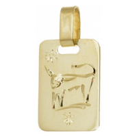Přívěšek znamení Býk ze žlutého zlata ZZ0805BYKMZLF + dárek zdarma