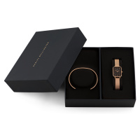 Daniel Wellington SET Combo Quadro 20x26 RG Black, Classic Bracelet RG Large