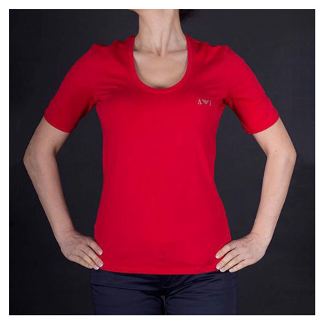 Armani Jeans Luxusní dámské červené tričko Armani