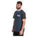 Meatfly pánské tričko Racing Navy Heather / Charcoal Heather | Modrá