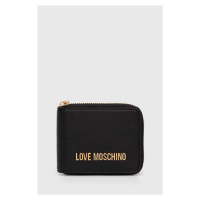 Peněženka Love Moschino černá barva, JC5639PP1LLD0000