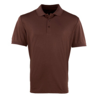 Premier Workwear Pánské polo triko PR615 Brown -ca. Pantone 476