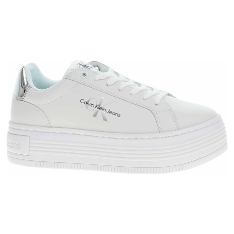Dámská obuv Calvin Klein YW0YW01457 Bright White-Silver