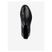 Černé dámské kožené kotníkové boty Geox Walk Pleasure