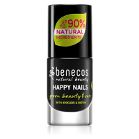 Benecos Happy Nails pečující lak na nehty odstín Licorice 5 ml