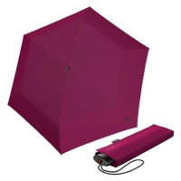 Knirps KNIRPS AS.050 SLIM SMALL VIOLET - lehký dámský skládací plochý deštník