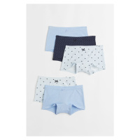 H & M - Balení: 5 kalhotek boxer - modrá