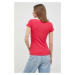 Tričko Guess KARLEE růžová barva, W2YP24 KBCO2