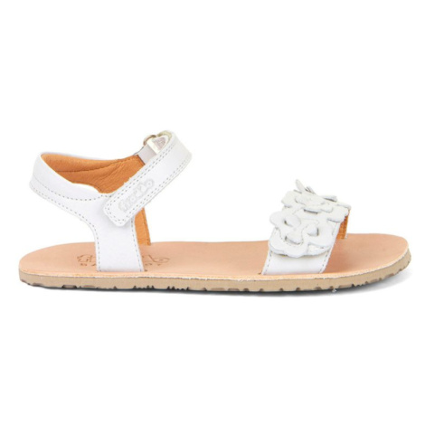 FRODDO SANDAL FLEXY FLOWER White | Barefoot sandály