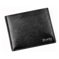 Pánská kožená peněženka Rovicky N992-VT-R8 RFID černá