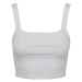 Ladies Cropped Top - white