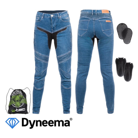 Dámské moto jeansy W-TEC Dynetis Lady modrá