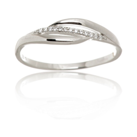Dámský stříbrný prsten se zirkony STRP0470F Veroma