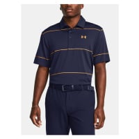 Tmavě modré pánské tričko Under Armour UA Playoff 3.0 Stripe Polo