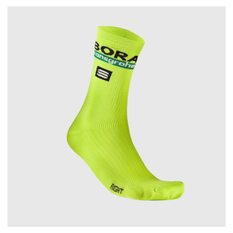 SPORTFUL Cyklistické ponožky klasické - BORA 2024 - žlutá