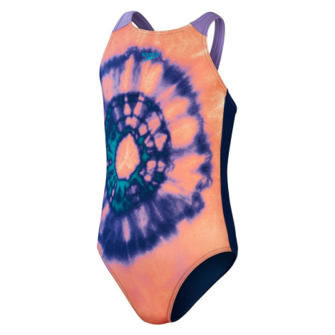 Dívčí plavky speedo printed pulseback girl soft