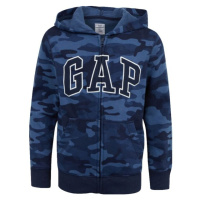 GAP FRENCH TERRY LOGO Chlapecká mikina, tmavě modrá, velikost