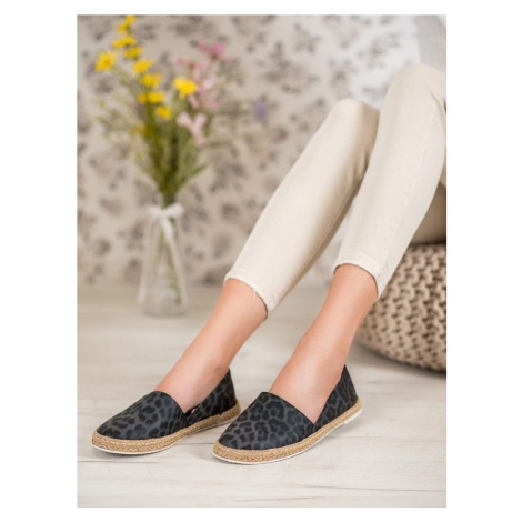 Leopardí espadrilky