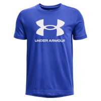 Under Armour SPORTSTYLE LOGO Chlapecké triko, modrá, velikost