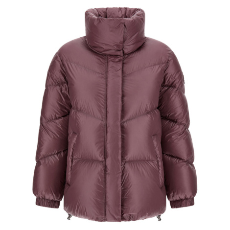 Bunda woolrich aliquippa puffer jacket fialová