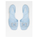 Světle modré dámské sandály na nízkém podpatku ALDO Roblane