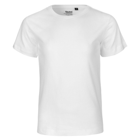 Neutral Dětské tričko s krátkým rukávem z organické Fairtrade bavlny