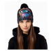 Mr. GUGU & Miss GO Woman's Fullprint Beanie WB21BL 1703