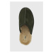 Semišové papuče UGG M Scuff zelená barva