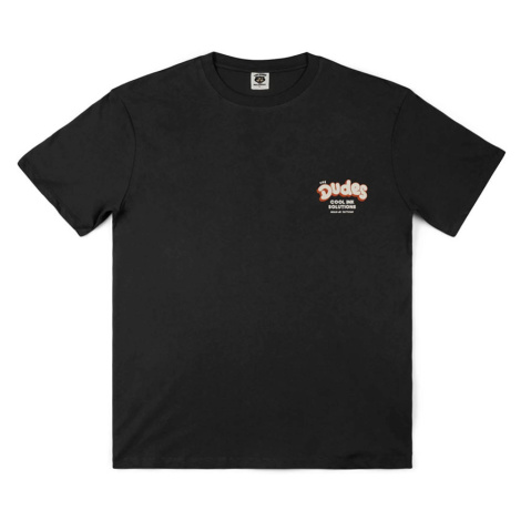 The Dudes Walking Tattoo Black Muži - Trička The Dudes - Černá - 10013102-M - Size: