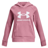 Under Armour RIVAL FLEECE BL HOODIE Dívčí mikina, růžová, velikost