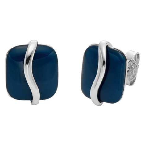 Skagen Stylové ocelové náušnice Sofie Sea Glass SKJ1810040