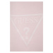 Dětské kraťasy Guess růžová barva, hladké, nastavitelný pas