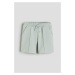 H & M - Žerzejové šortky's puky - zelená