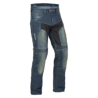 MBW Kevlarové moto jeansy MBW MARK standard - modré - délka STANDART