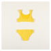 Dívčí plavky dvoudílné neon žlutá Extreme intimo