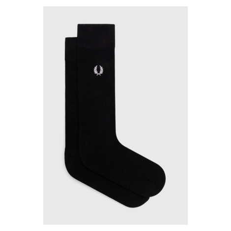 Ponožky Fred Perry Classic Laurel Wreath Sock pánské, černá barva, C7135.843