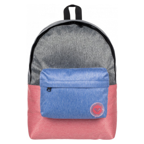 Dámský batoh Roxy Sugar Baby Colorblock 16l - šedý/modrý/červený
