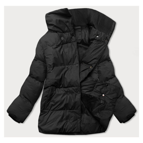 Krátká zimní bunda s vysokým stojáčkem (5M729-392) J.STYLE