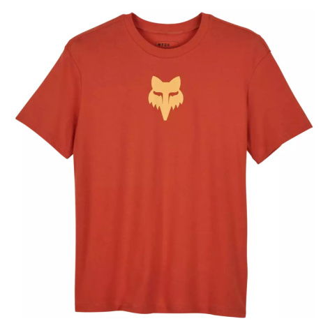 FOX Cyklistické triko s krátkým rukávem - W FOX HEAD - oranžová