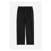 H & M - Kalhoty ze směsi lyocellu - černá