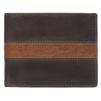 SEGALI Pánská kožená peněženka 81096 brown/tan