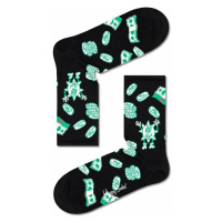 Ponožky Happy Socks Black Happy Money černá barva