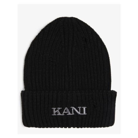 Karl Kani Small Retro Embro Damaged Beanie black