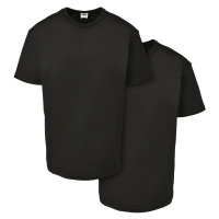 Organické základní tričko 2-balení černá+černá