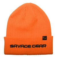 Savage Gear Zimní čepice Fold-up Beanie One Size Sun Orange