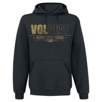 Volbeat Big Letters Mikina s kapucí černá