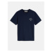 Tričko trussardi t-shirt logo cotton jersey 30/1 modrá