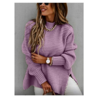 Oversize svetr s texturou a rozparky