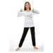 Dívčí pyžamo Cornette 156 Star Bílo-černá